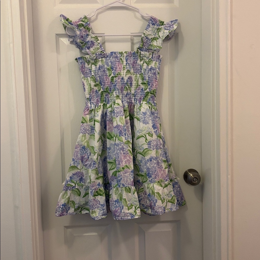 Hill House Elizabeth Nap Dress – Purple Hydrangea – Small - Picture 10 of 10